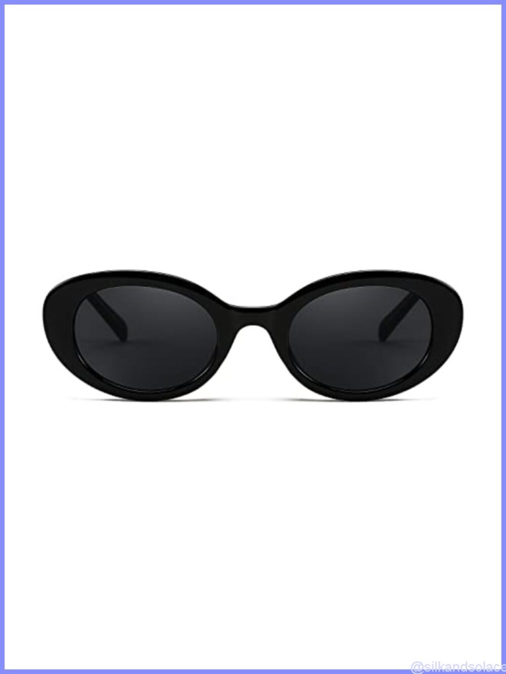 Oval Cateye Sunglasses Retro UV400 Protection Full Frame Unisex